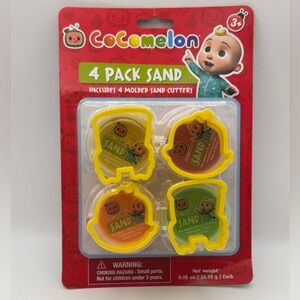 CoComelon 4 Pack Sand & Molded Sand Cutters Play Set